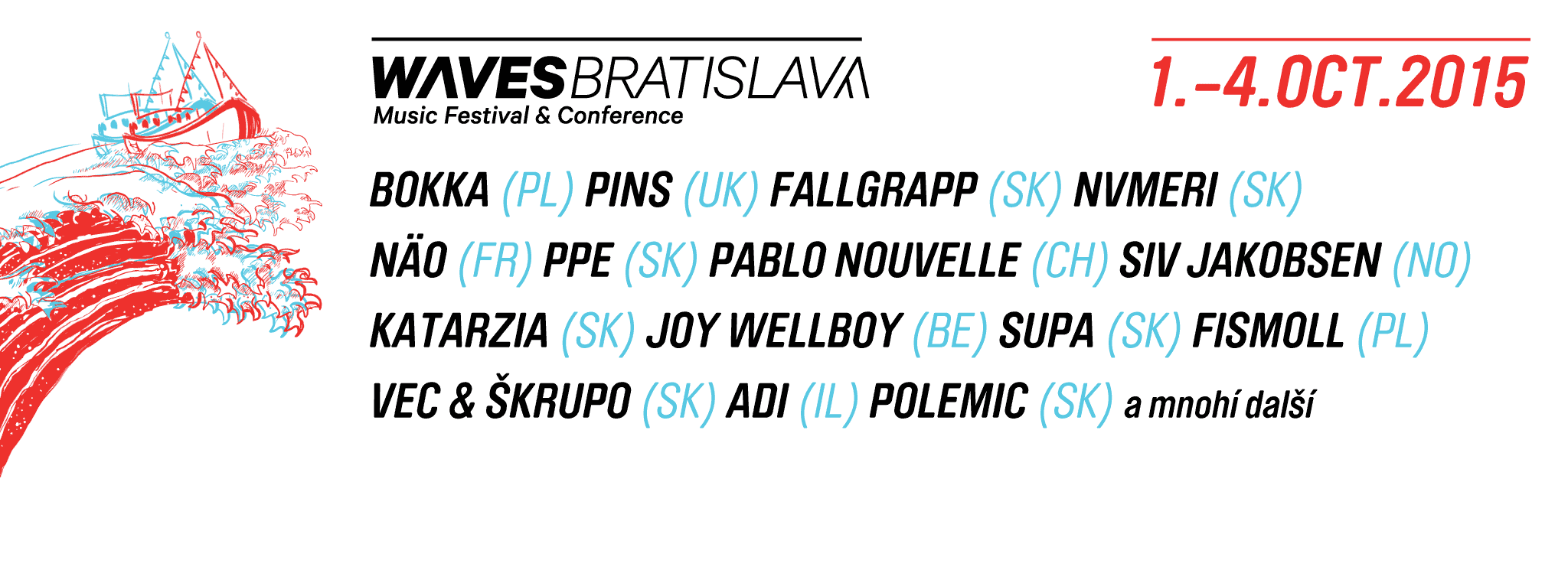 Tretí ročník showcaseového festivalu Waves Bratislava je už za dverami